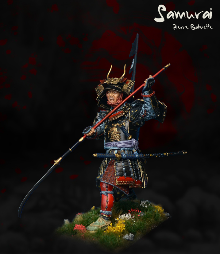 Samurai avec naginata - Pegaso 90mm 20110808172811800717117147