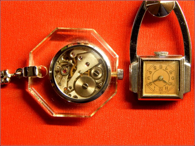 Petites montres dames portées en broche KGvEKb-b3