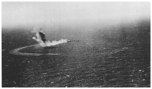 Article annexe : Bataille de la Mer de Corail JkKSKb-USS-Neosho-en-feu-et-qui-coule