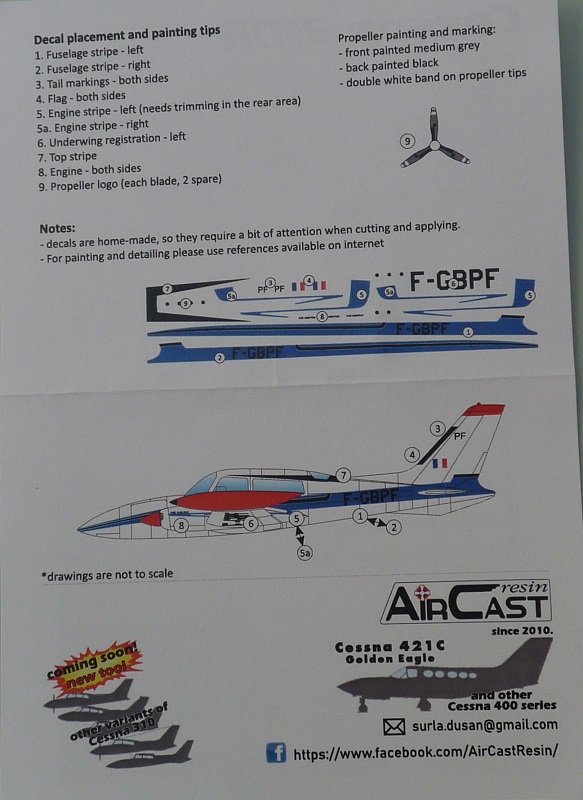 [Air Cast Resin] CESSNA 310R 2012300236385669817191721