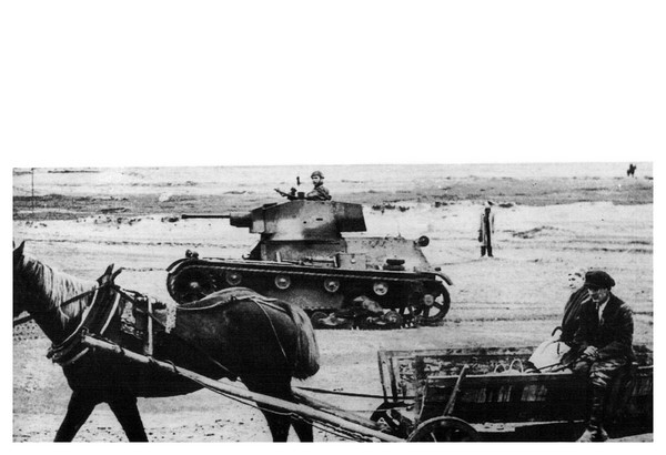 Article annexe : La campagne de Pologne (1939) MLWVKb-char-legert-7TP-en-operation