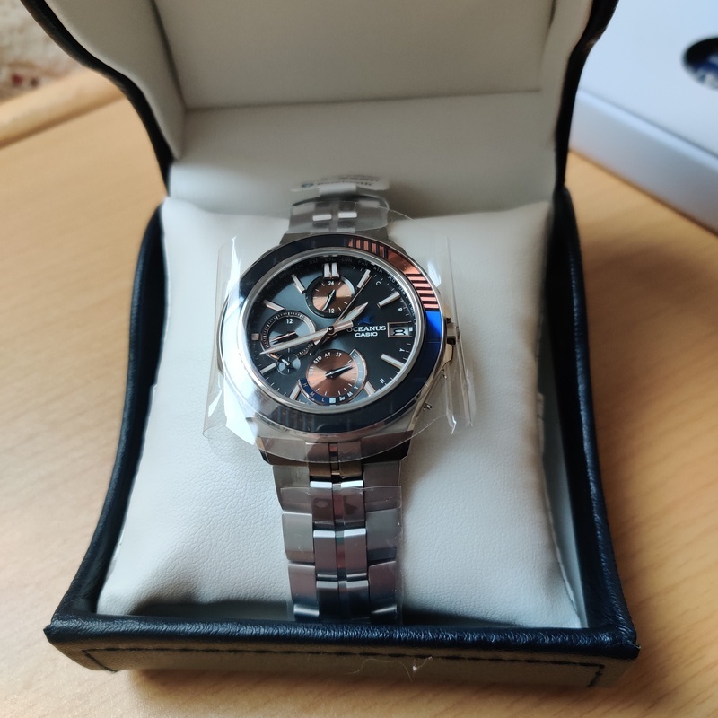 Casio Oceanus Manta OCW-S5000 Edo Kiriko unboxing 21010809012920936717204560