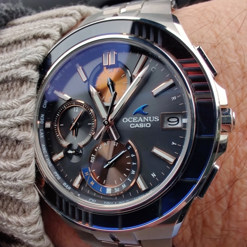 Casio Oceanus Manta OCW-S5000 Edo Kiriko unboxing 21010912322520936717205064