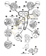 KRAFTPLUS K.200-9062 Jeu calage de distribution Compatible avec VW Audi  Seat Skoda VAG 1.6L/2.0L TDI CR Common Rail