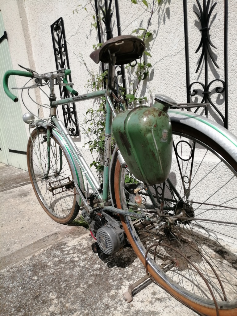 Badge De Vélo Rochet Argenté - Tête De Vélo Ancien Vintage Années 50 - Fabriqué En France