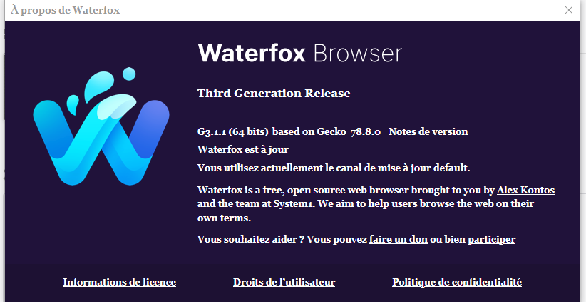 free instals Waterfox Current G5.1.9