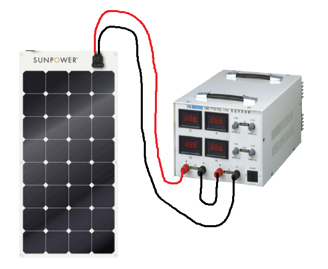 Tester un panneau photovoltaique en electroluminescence 21032310563212779417330154