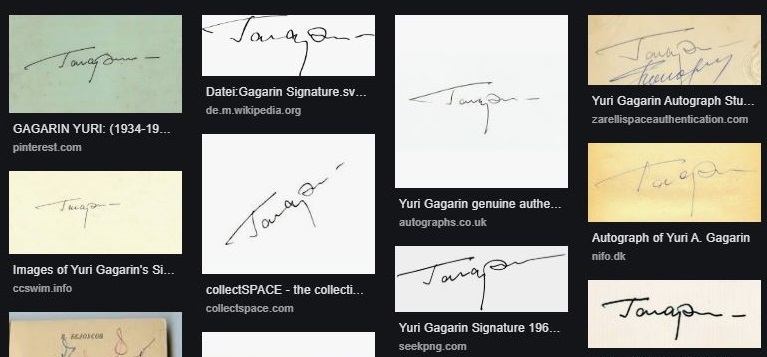 Signatures Gagarine internet
