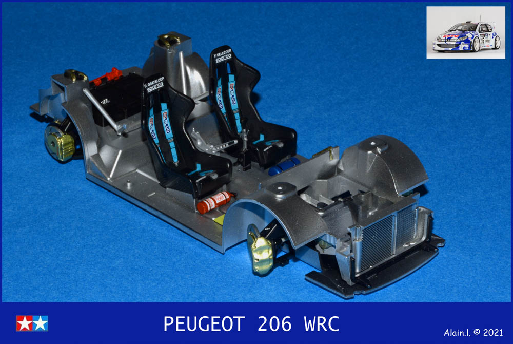 Maquette Tamiya Peugeot 206 WRC 2000 - Édition Spéciale RARE - 1/24 - Neuf