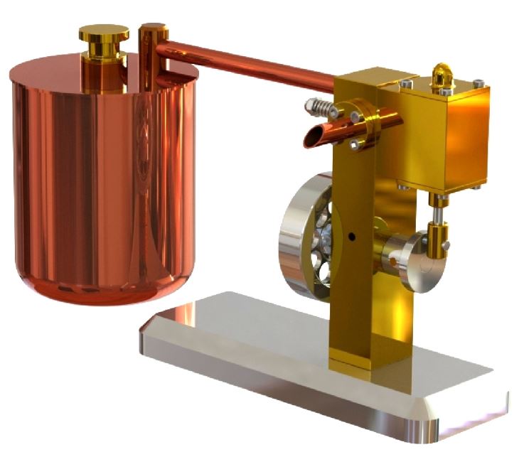 A SIMPLE OSCILLATING STEAM ENGINE AND BOILER FOR BEGINNERS (A).