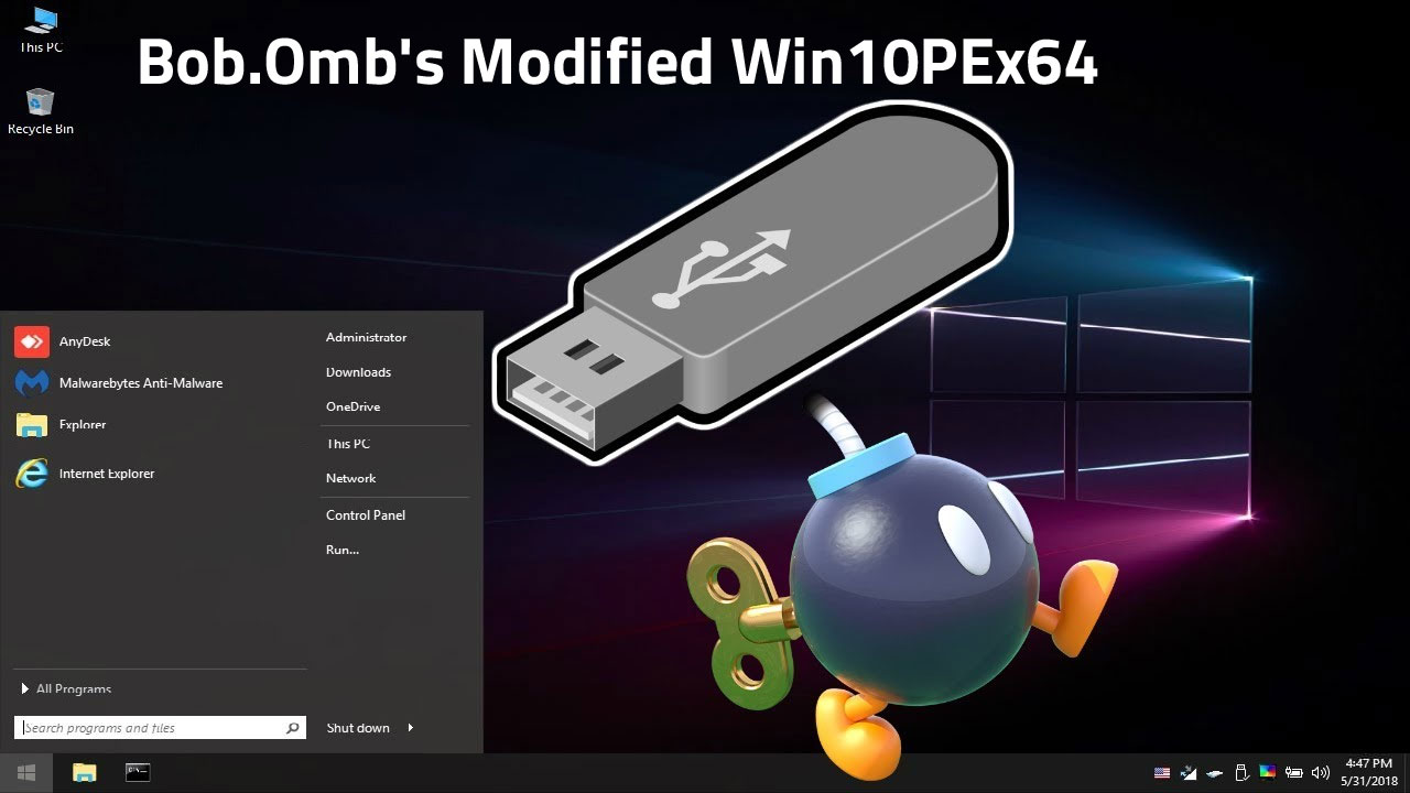 Bob.Ombs-Modified-Win10PEx64-v4-Free-Download