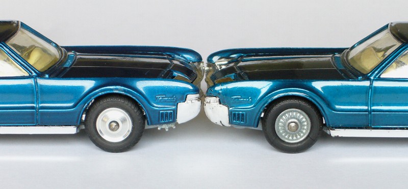 Oldsmobile Toronado Corgi-Toys comparaison jantes web