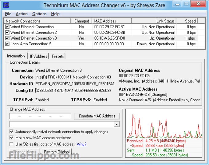 technitium_mac_address_changer-screenshot