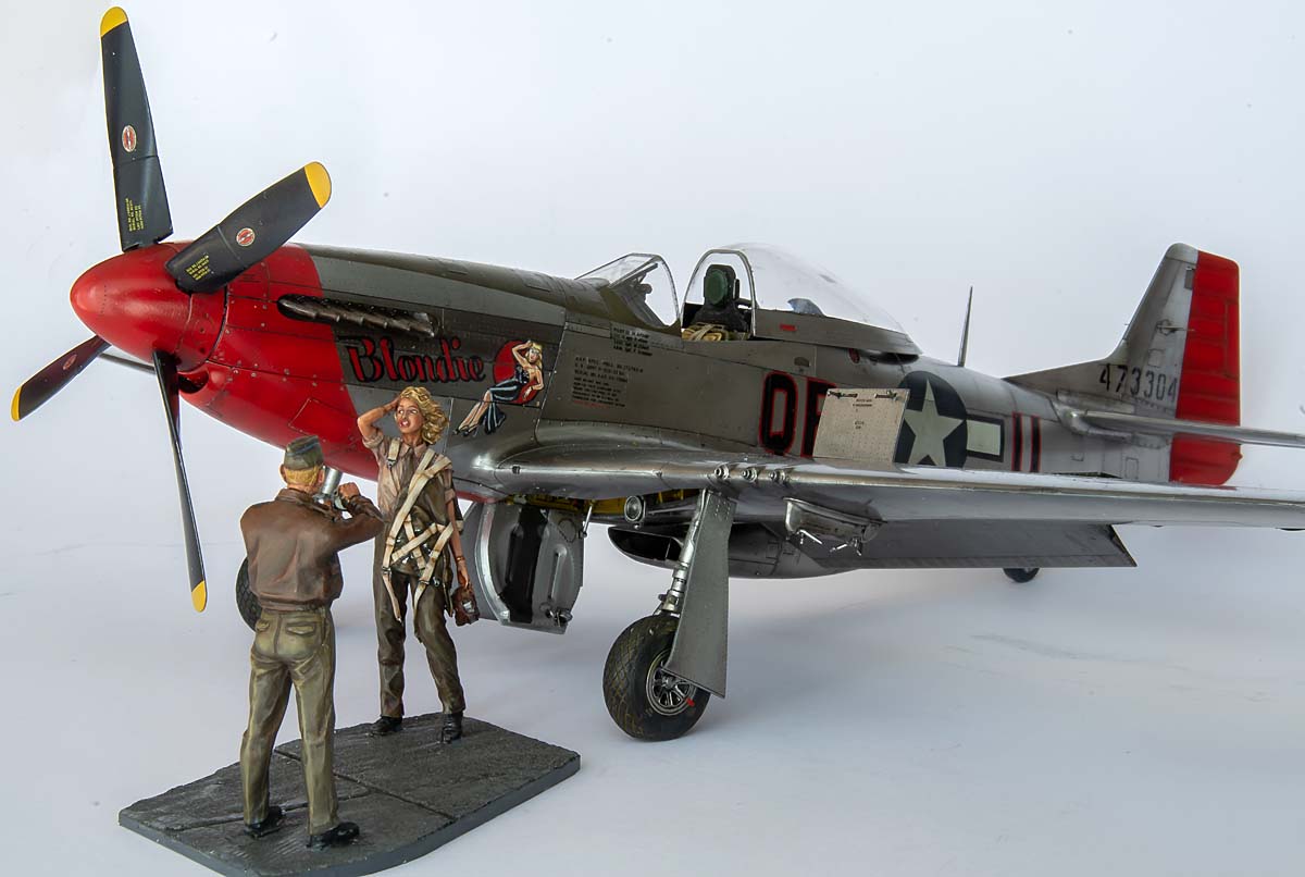 Figurines de pilotes et de mécaniciens ww2 + maquettes d'avions 21062907254414703417477466