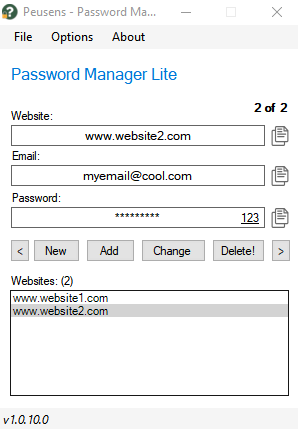 passwordmanagerlite_screenshot1