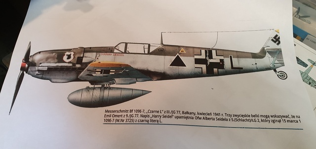 MESSERSCHMITT .BF109 E.7 Balkans 1941 kit  AZmodel. 2107250929325625617504566