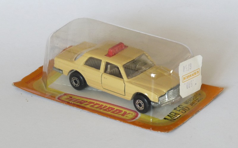 #2427 Mercedes 450 SEL Taxi Matchbox web