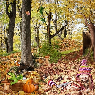 kittyscrap_AutumnForest1_pagePantherka