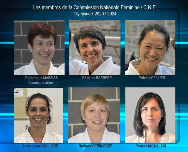 Les membres de la Commission Nationale FeminineV2