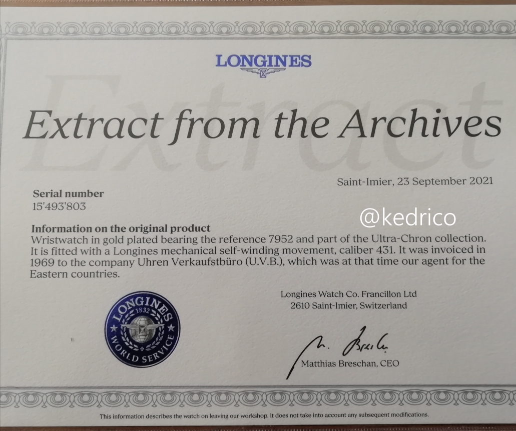 certificat filigrane