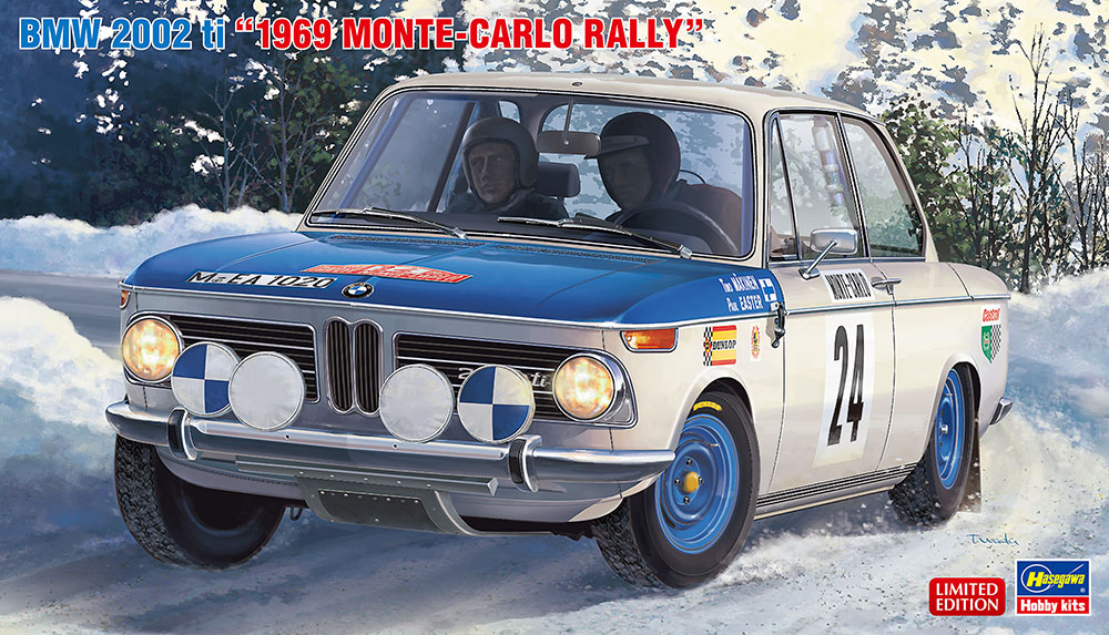 Maquette Hasegawa 1/24 BMW 2002 TI - HSG21123 - Kit NEUF
