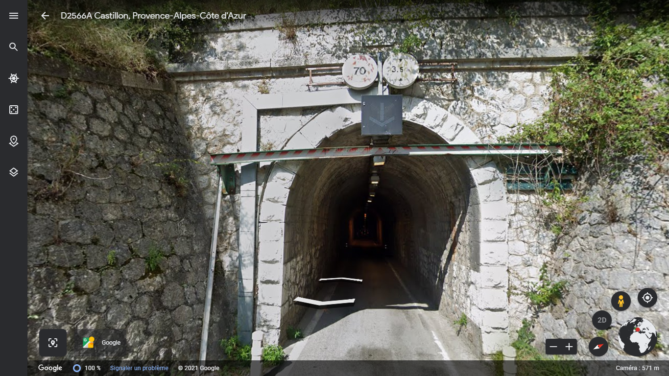 tunnel castillon