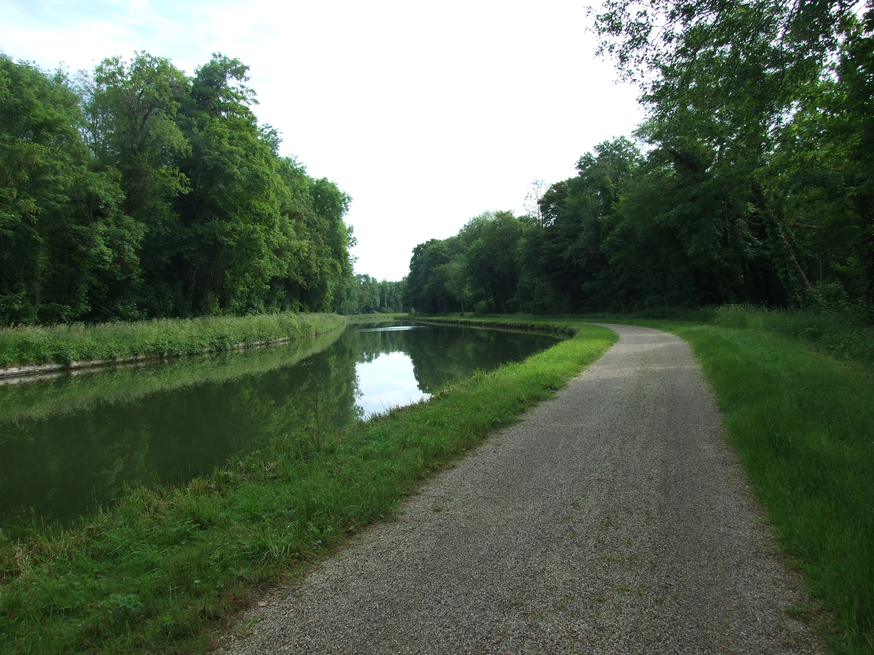 balade au bord du canal du Loing d' Episy vers Ecuelles parcours 4 24 février 2022 Moret