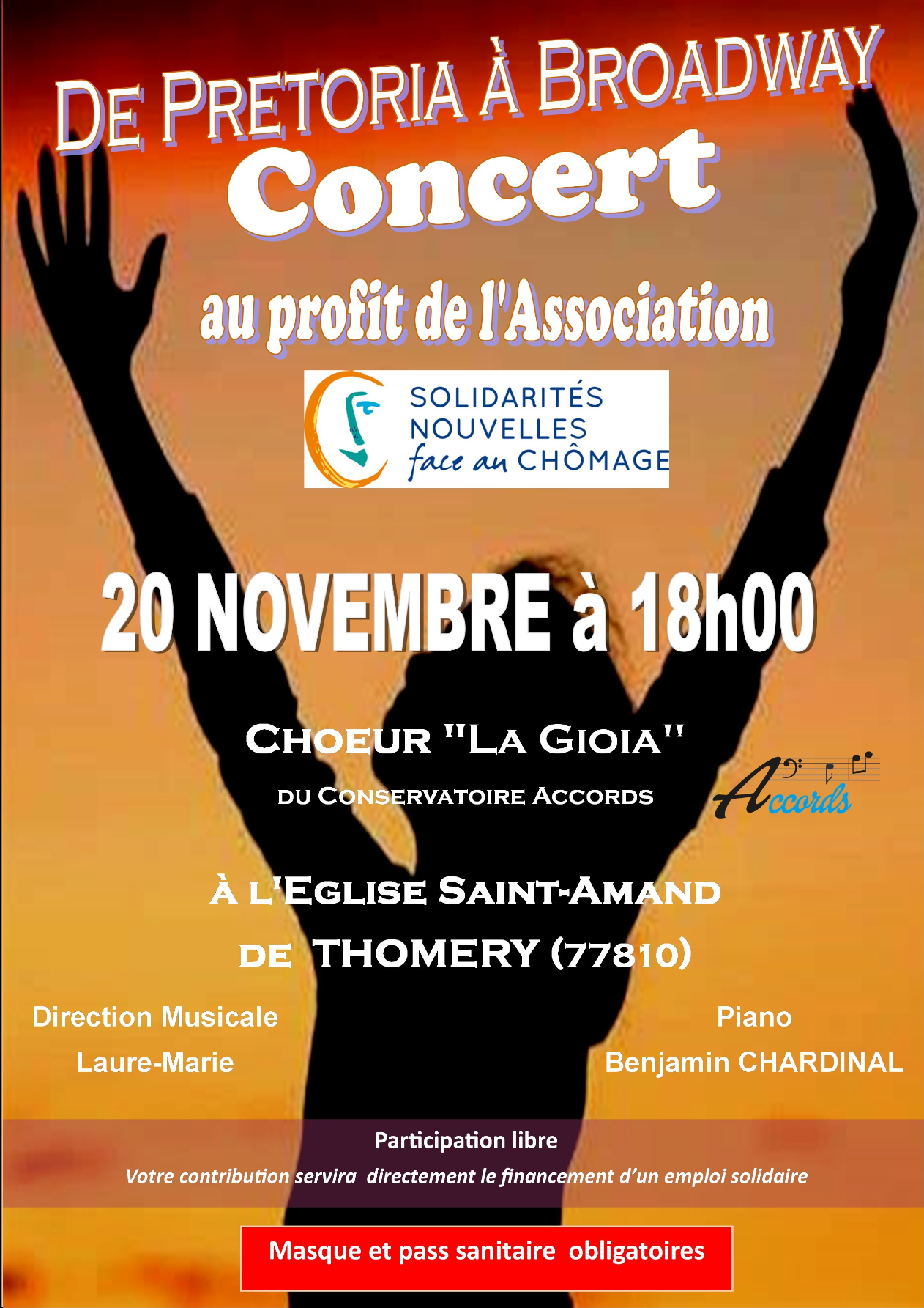 Concert avec le ch&oelig;ur " la Gioia "