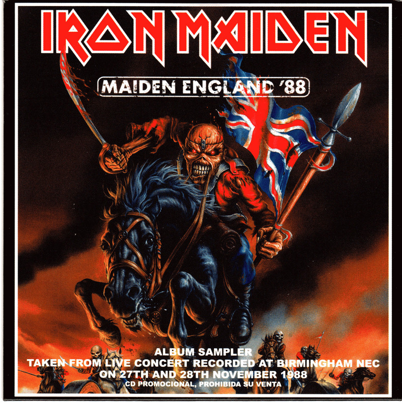 Maiden England '88 Front