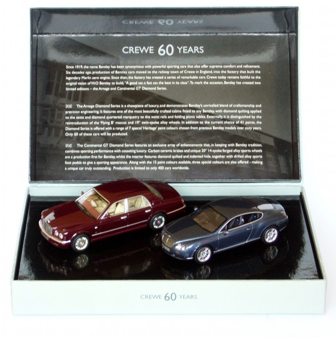 Coffret Bentley 60 ans Crewe Minichamps web