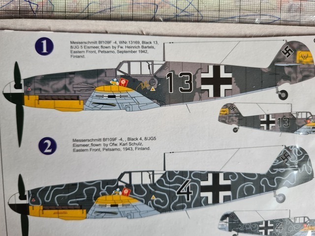 MESSERSCHMITT .BF 109 F.4 Finlande 1942 kit AZmodel1/72 2112110638025625617709037