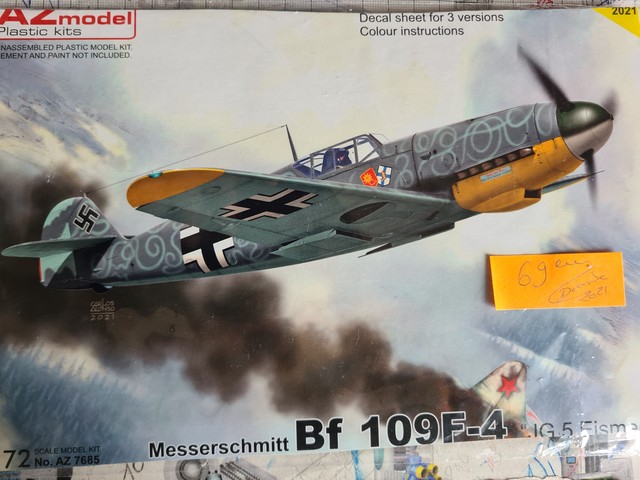 MESSERSCHMITT .BF 109 F.4 Finlande 1942 kit AZmodel1/72 2112110638025625617709038