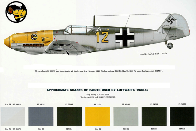 Messerschmitt-Bf-109E3-3.JG27-Yellow-12-Ernst-Arnold-WNr-3371-crash-landed-Kent-1940-0C