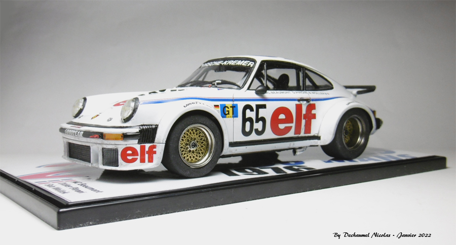 Voiture Miniature de Collection - SPARK - PORSCHE 934 - Le Mans 1976