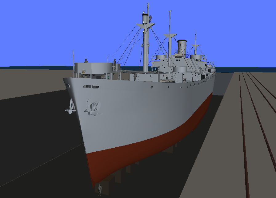 [WIP] Liberty ship from scratch 22020105342718069017776739