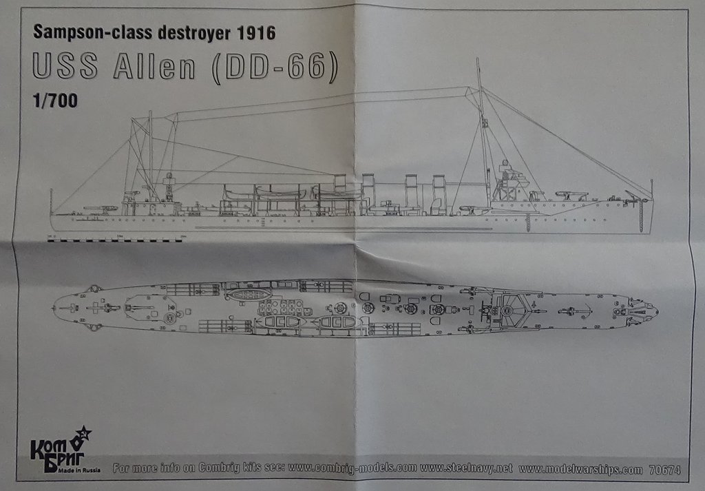 Les premiers destroyers américains, 1909-1915, Combrig PaLrNb-uss-dd-66-allen-05