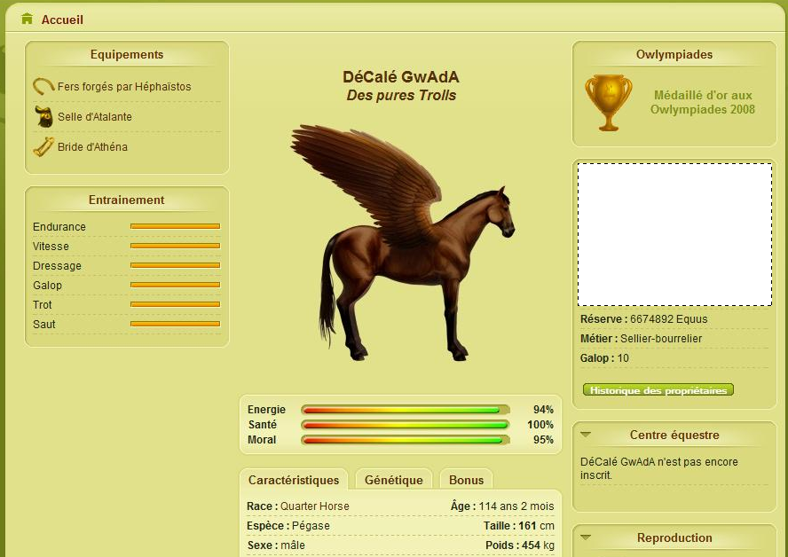 Medaille Owlympiades 2008