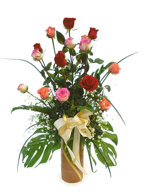 bouquet de fleurs-tube-fg14b