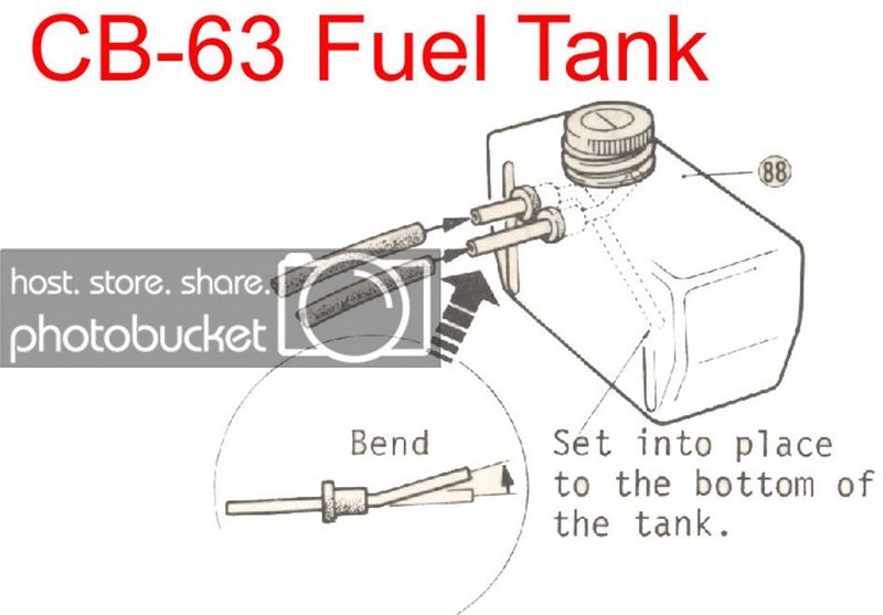 Kyosho second used CB63FuelTank (2)