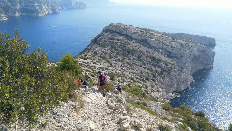 Le cap Morgiou vu du haut