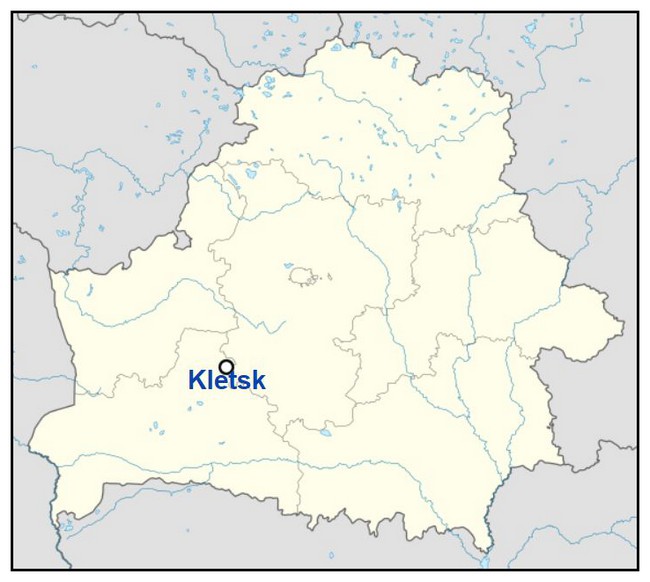 Voblast de Minsk : ghetto de Kletsk XTA1Nb-localisation-de-kletsk-sur-la-carte