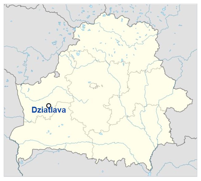 Voblast de Grodno : ghetto de Dziatlava CWZ1Nb-localisation-de-dziatlava-sur-la-carte