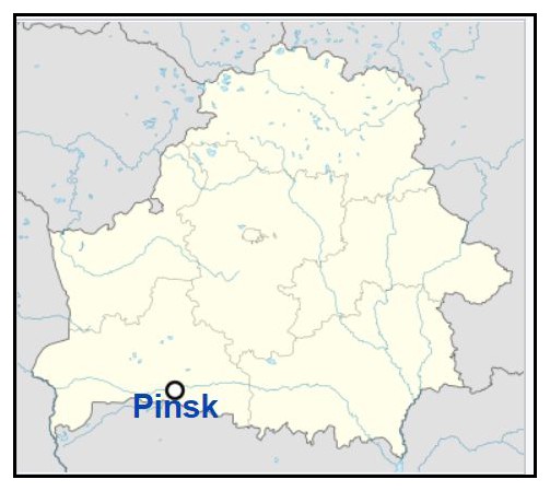 Voblast de Brest : ghetto de Pinsk LHt2Nb-localisation-de-pinsk-sur-la-carte