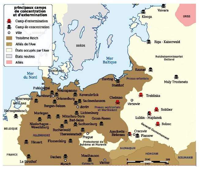 Camps nazis durant la Seconde Guerre mondiale : généralités XcO2Nb-liste-des-camps-de-concentration