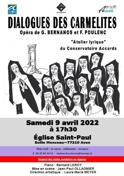 Op&eacute;ra de G. Bernanos et F. Poulenc - Dialogues des Carm&eacute;lites
