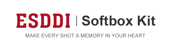 Softbox eclairage video esddi ps070 kit photographie 900w avec 2