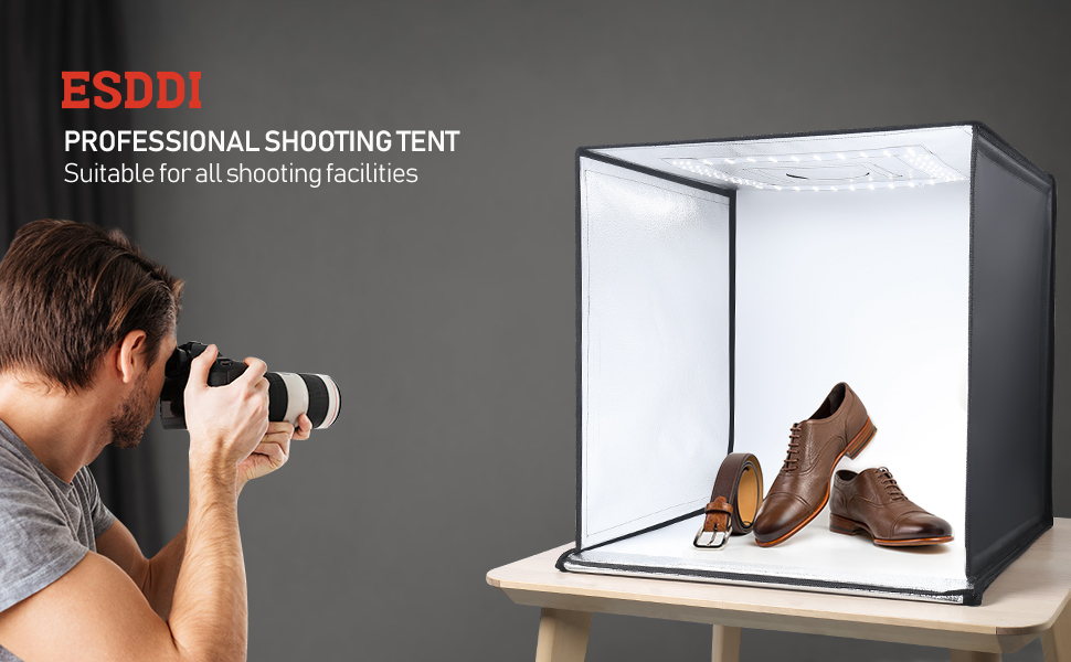 79€67 sur Boîte à Lumière Pliable ESDDI PKLD550 Softbox 20X20 X20