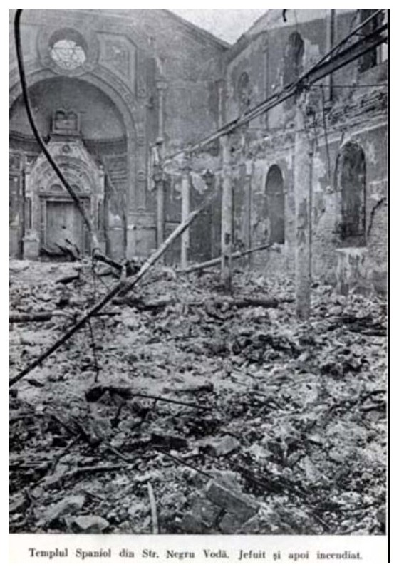 Pogrom de Bucarest (Roumanie) CV55Nb-une-synagogue-sefarade