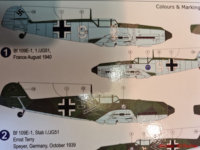 MESSERSCHMITT BF109 E.1 JG 26 France 1940 kit AZmodel 1/72 22033110152226281217849441