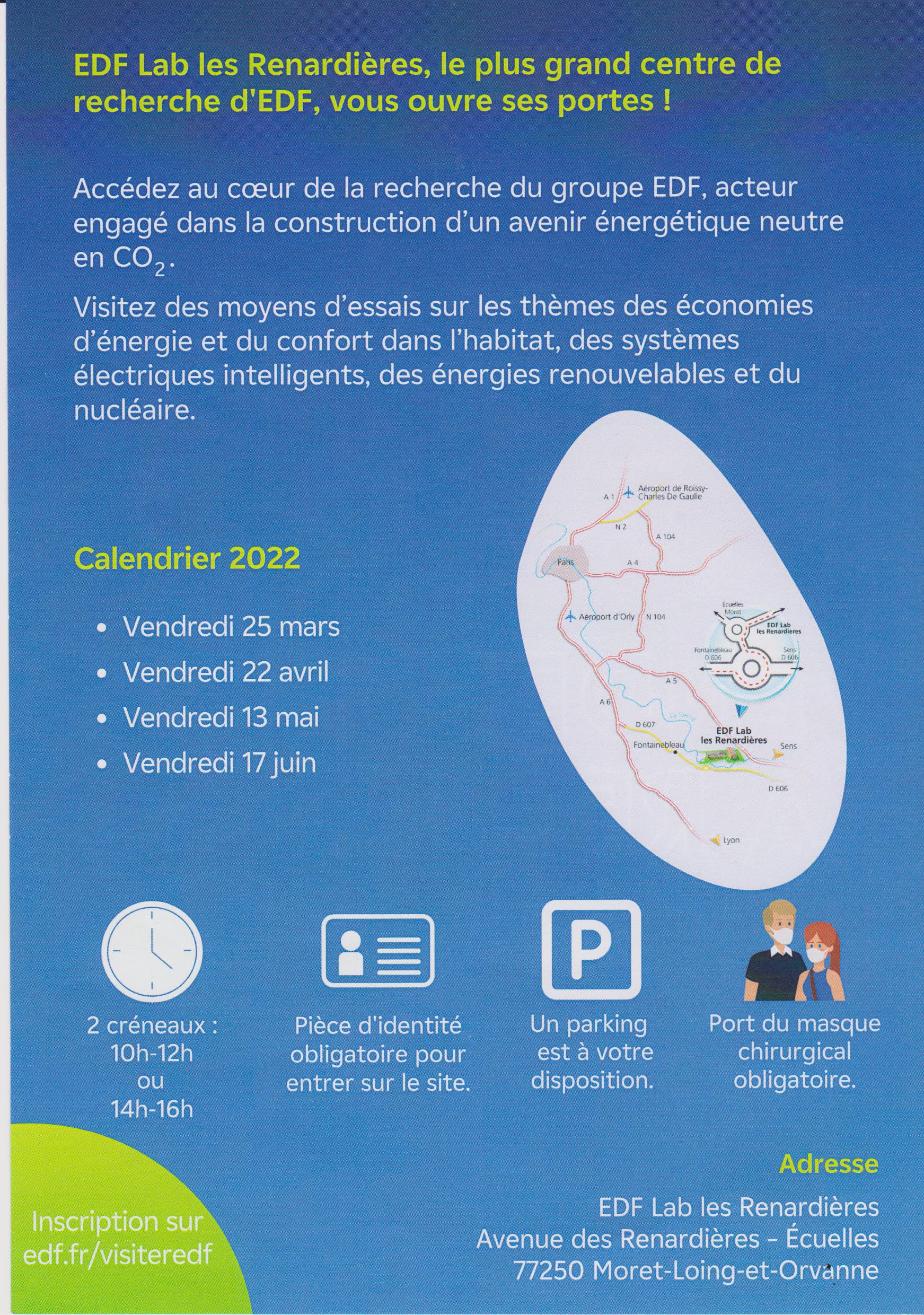 portes ouvertes EDF, les renardi&egrave;res, Ecuelles